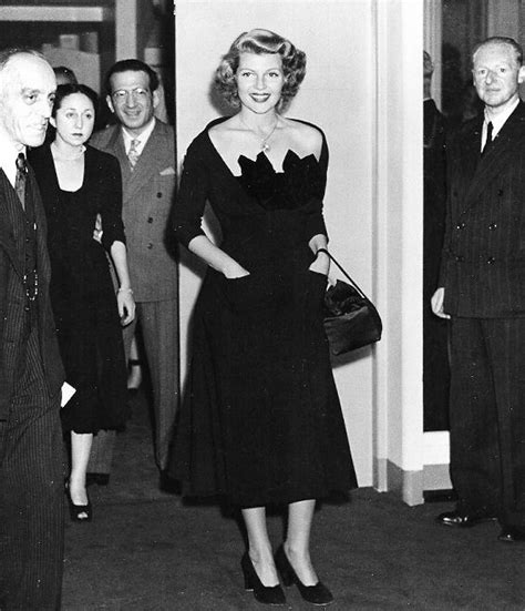 rita hayworth soiree dress dior|women behind the Dior dress.